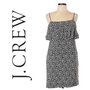 J.Crew Sleeveless Strappy Black/White Dress Size 8
